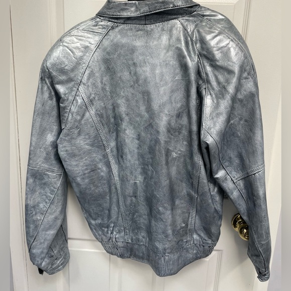 Sliver Genuine Leather Jacket, Men’s Medium/Large - Picture 3 of 4